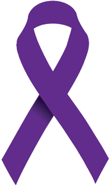 Purple ribbon