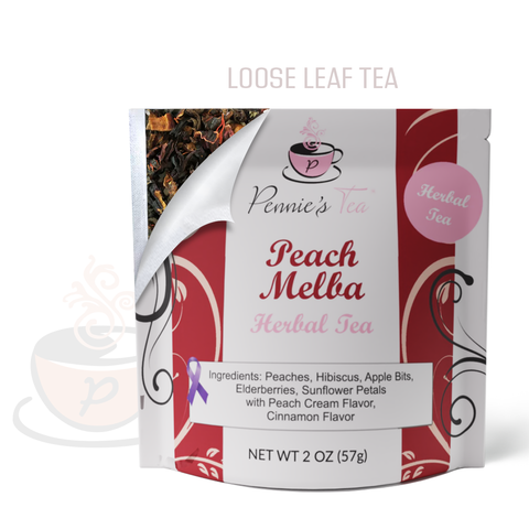 Peach Melba Herbal Tea